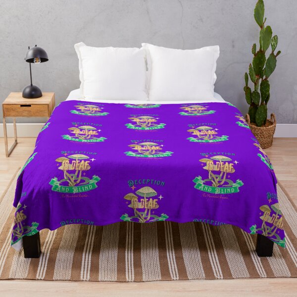 Item preview, Deception is Blind and Deaf (Trippy)- Bright Purple designed and sold by TheReporter1.