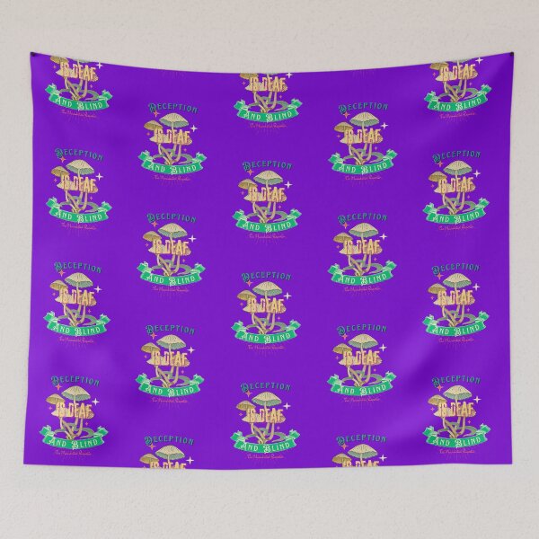 Item preview, Deception is Blind and Deaf (Trippy)- Bright Purple designed and sold by TheReporter1.