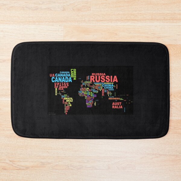 Item preview,  black background with text overlay, map, typography, colorful designed and sold by FNDES1GN5.