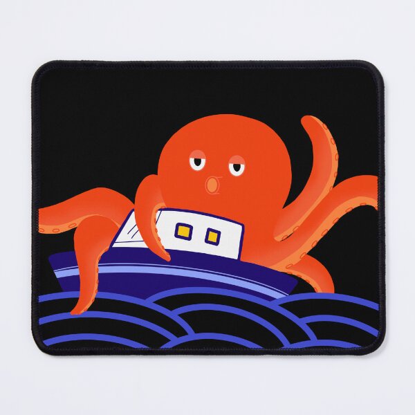 Item preview, A giant red squid that just woke up designed and sold by 1692pop.