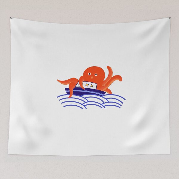 Item preview, A giant red squid that just woke up designed and sold by 1692pop.