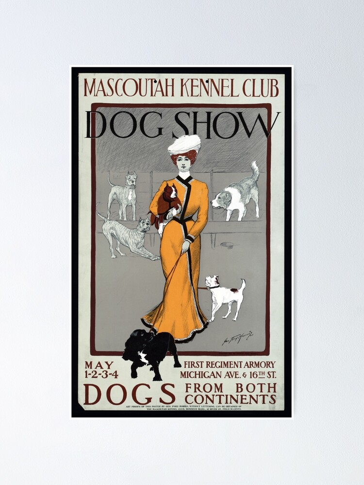Dog Show, Mascoutah Kennel Poster for Sale by VintageBob