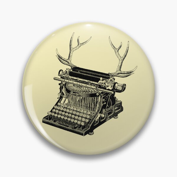 Item preview, The Curious Typewriter (cream) designed and sold by Madame Memento.