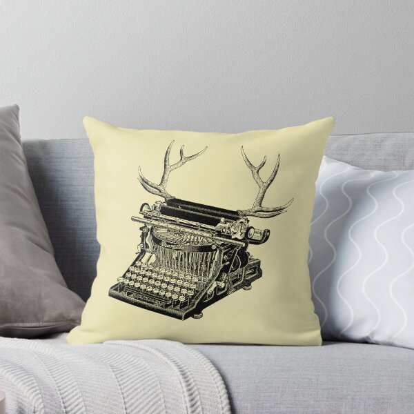 Item preview, The Curious Typewriter (cream) designed and sold by Madame Memento.