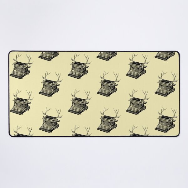 Item preview, The Curious Typewriter (cream) designed and sold by Madame Memento.
