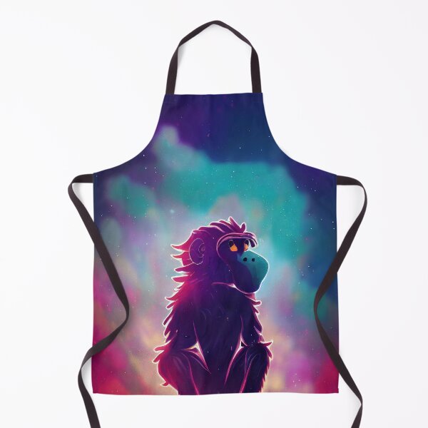 Item preview, Space art monkey designed and sold by ComicsFactory.
