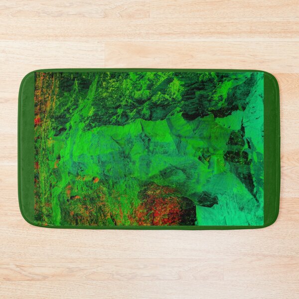 Item preview, A green snowman chiseled in a stonewall designed and sold by kall3bu.