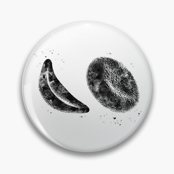 Item preview, Anemia Healthy and Sickle Shaped Red Blood Cells designed and sold by EvasDreams.