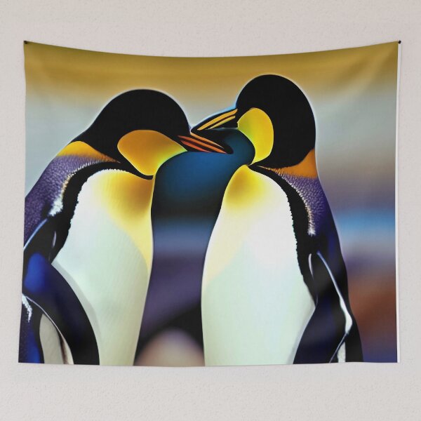 Item preview, pair of penguins designed and sold by OverAltruist.