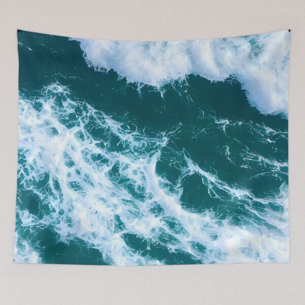 Item preview, blue ocean waves #55 designed and sold by supeart.