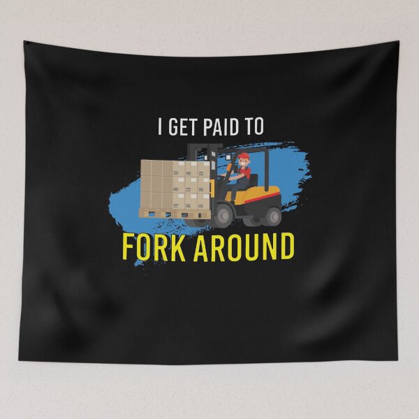 Item preview, I Get Paid To Fork Around Gabelstapler designed and sold by MooonTees.