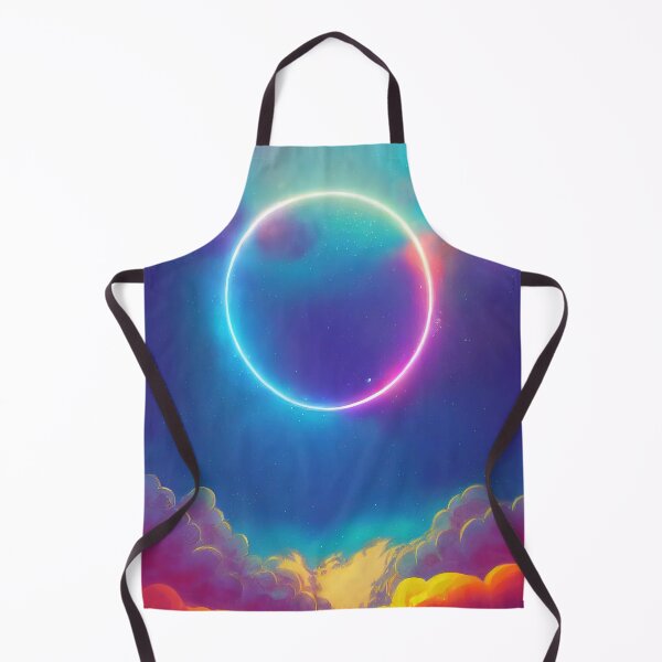Item preview, Space art neon circle designed and sold by ComicsFactory.