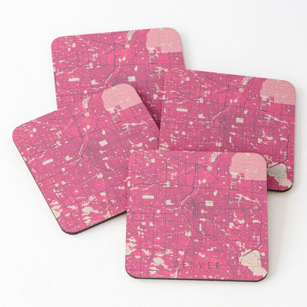 Item preview, Denver City Map of Colorado, USA - Blossom designed and sold by deMAP.
