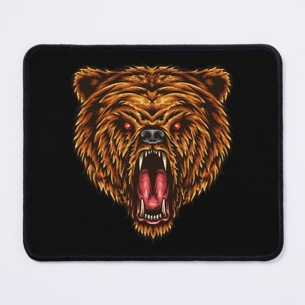 Item preview, Angry roaring bear wildlife designed and sold by Mansn.