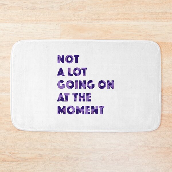 Item preview, Not a lot going on at the moment, Lazy mode quote, Purple Leopard Pattern designed and sold by narinari32.