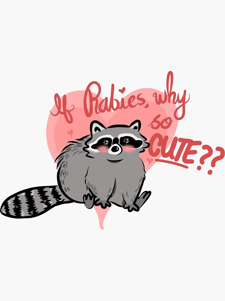 Simply Raccoon Sticker for Sale by RogMont