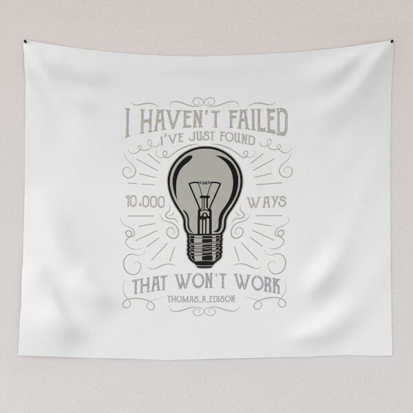 Item preview, Thomas Edison - I haven't failed designed and sold by Taz-Clothing.