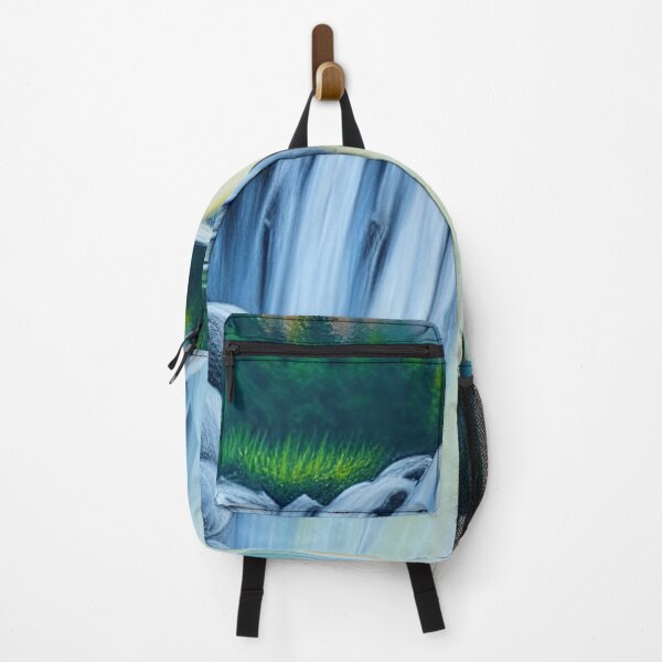 Item preview, Sunset Waterfall, Beautiful Detailed Painting, Ai Generated Art designed and sold by ACC .