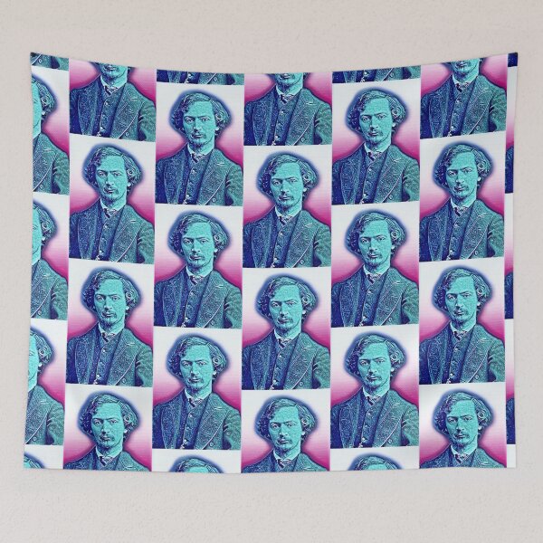 Item preview, Algernon Charles Swinburne Artwork | Algernon Charles Swinburne Portrait | Algernon Charles Swinburne Wall Art  designed and sold by Suyogsonar25.