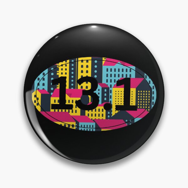 Artikelvorschau, Neon City, Halbmarathon 13.1 - Schwarz entworfen und verkauft von LatterDaze.