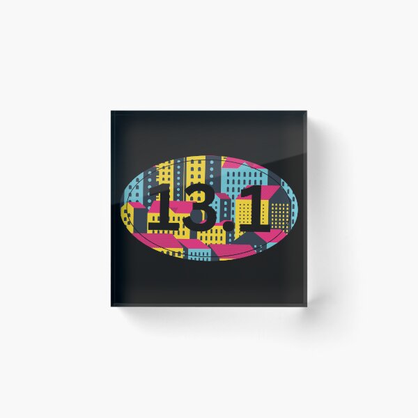 Item preview, Neon City, Half Marathon 13.1 - Black designed and sold by LatterDaze.