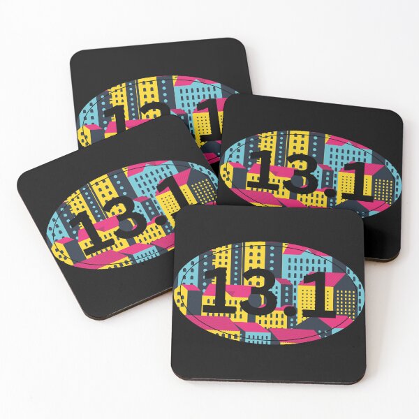 Item preview, Neon City, Half Marathon 13.1 - Black designed and sold by LatterDaze.
