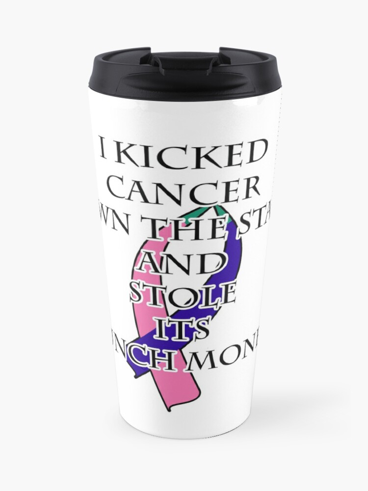 Thyroid Cancer Bully Travel Mug By Blakcirclegirl Redbubble