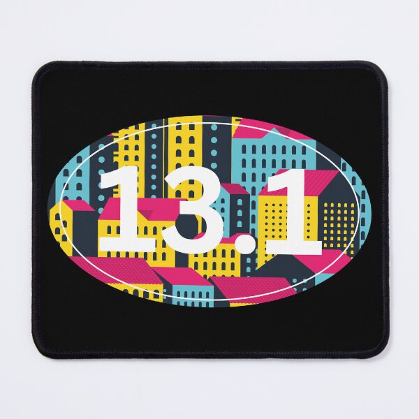 Item preview, Neon City, Half Marathon 13.1 - White designed and sold by LatterDaze.