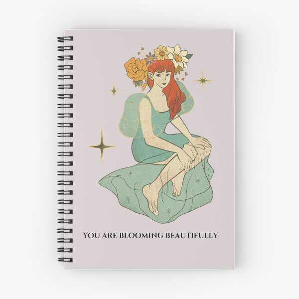 Item preview, You Are Blooming Beautifully Vintage Love Affirmation designed and sold by BohemiWANDERS.