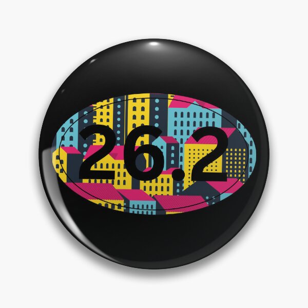 Item preview, Neon City, Marathon 26.2 - Black designed and sold by LatterDaze.