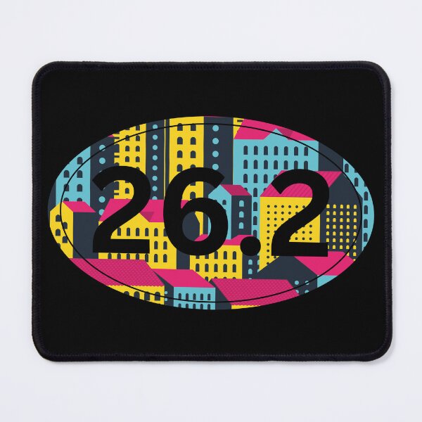 Item preview, Neon City, Marathon 26.2 - Black designed and sold by LatterDaze.