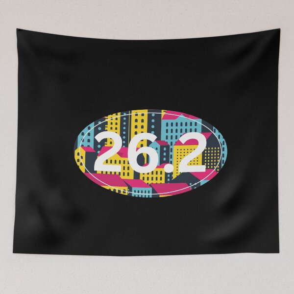 Item preview, Neon City, Marathon 26.2 - White designed and sold by LatterDaze.