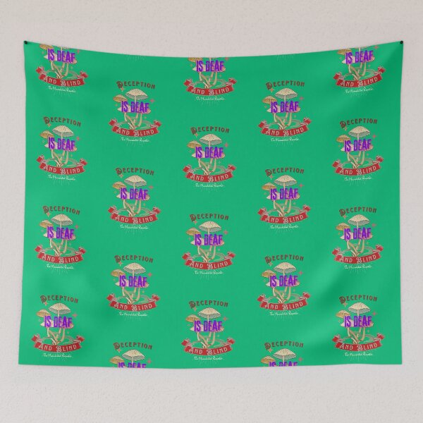 Item preview, Deception is Blind and Deaf (Trippy)- Bright Green designed and sold by TheReporter1.
