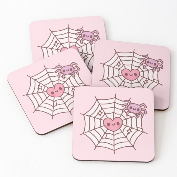 Item preview, Cute Spider And Heart Caught In Spider Web designed and sold by rustydoodle.