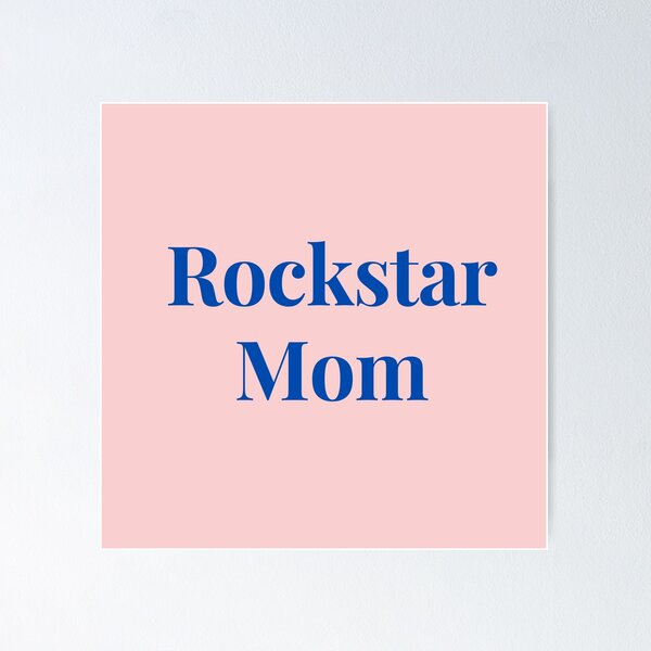 Item preview, Unique  rockstar mom art design for mom birthday and motherday designed and sold by Sameera Amir.