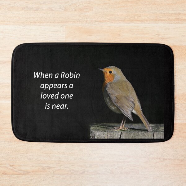 Item preview, When a robin appears a loved one is near. designed and sold by ClaireChown.