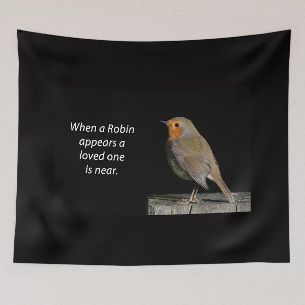 Item preview, When a robin appears a loved one is near. designed and sold by ClaireChown.