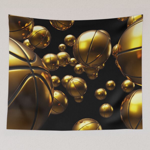 Item preview, Golden basketballs designed and sold by Zip-Zup.