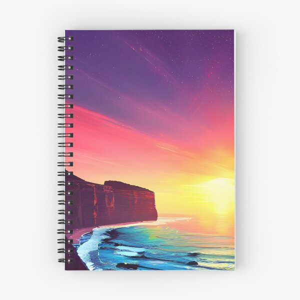 Item preview, ocean sunset waves, orange yellow vibes, vibrant color #6 designed and sold by supeart.