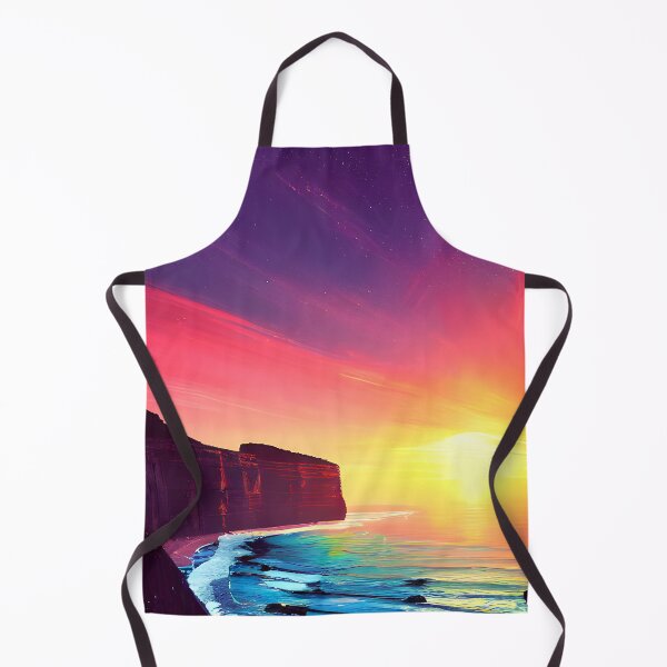 Item preview, ocean sunset waves, orange yellow vibes, vibrant color #6 designed and sold by supeart.