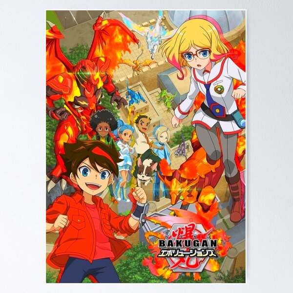 Anime Bakugan poster Poster for Sale by jollydawn