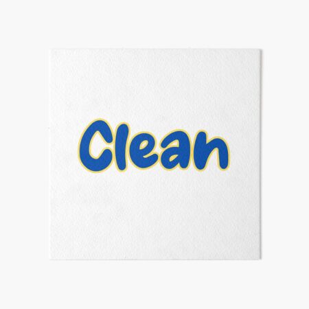 clean code blue edition Art Board Print by yourgeekside