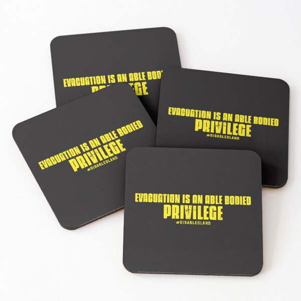 Item preview, Evacuation is an Able Bodied Privilege designed and sold by Disabledland.