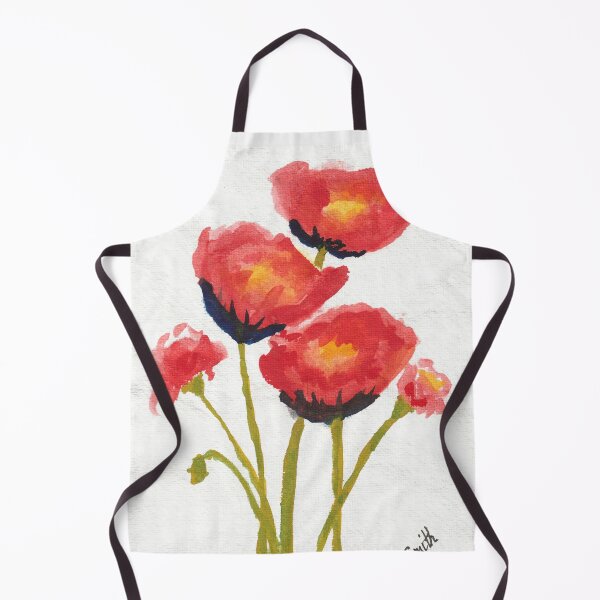 Item preview, Five Red Flowers designed and sold by designs-by-ann.