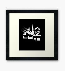 Kim Jong Un Rocket Man - Donald Trump Gerahmtes Wandbild