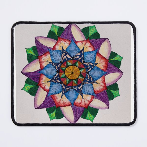 Item preview, Original Zendala Floweer Drawing by RPL designed and sold by Robert Kelch, M.D..