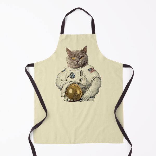 Item preview, Astronaut cat with space suit (cream) designed and sold by Madame Memento.
