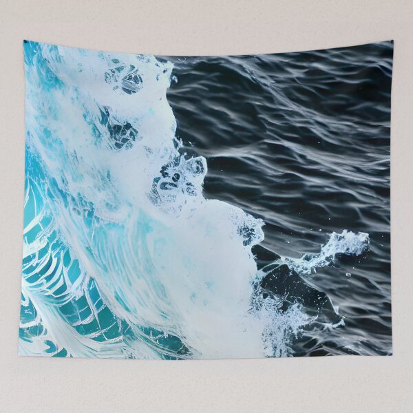 Item preview, blue ocean waves #60 designed and sold by supeart.