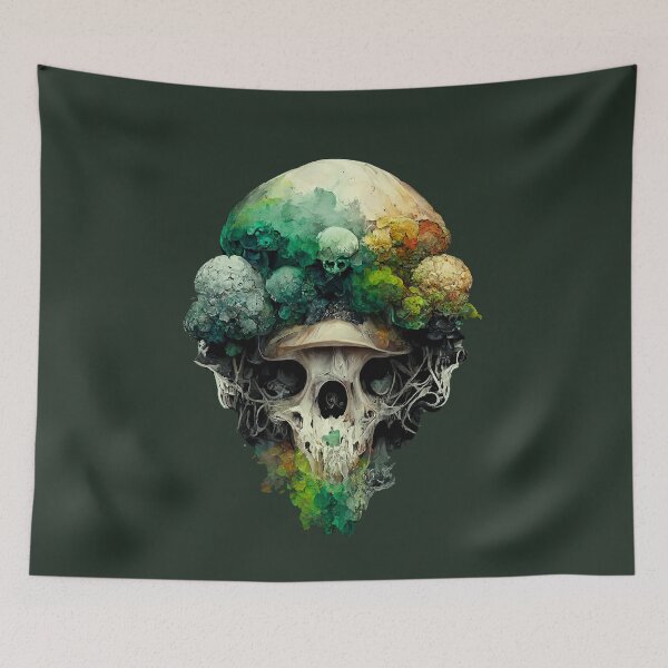 Item preview, Green skull designed and sold by Mircraft.