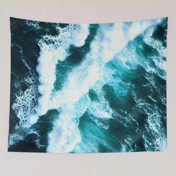 Item preview, blue ocean waves #61 designed and sold by supeart.